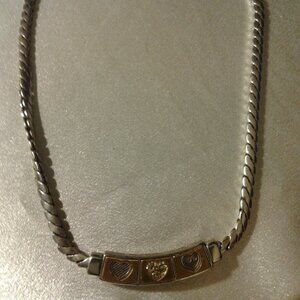 Vintage! RARE -Retired, Brighton Lovely Necklace w/hearts